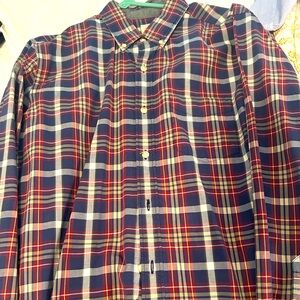 A pair of J Crew Men’s Button Down Long Sleeve Shirts